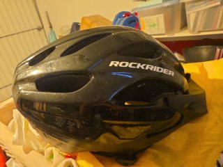 Casco de bicicleta Rockrider negro