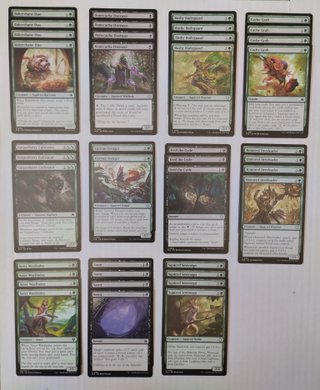 Deck Squirrel Forage Unc Peasant Food Magic MTG