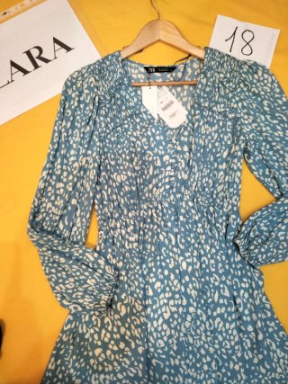 Vestido Zara Talla S estampado