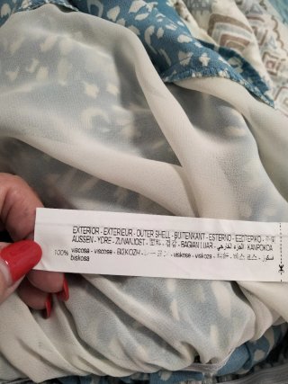 Vestido Zara Talla S estampado