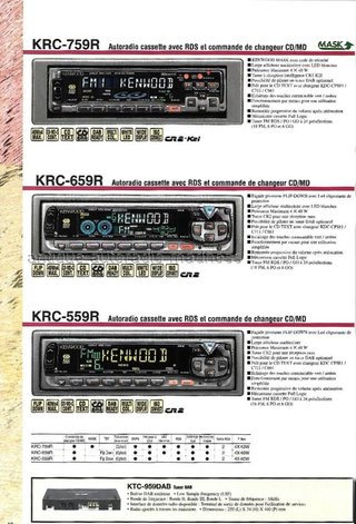 Autoradio Kenwood KRC-759 Anni '90