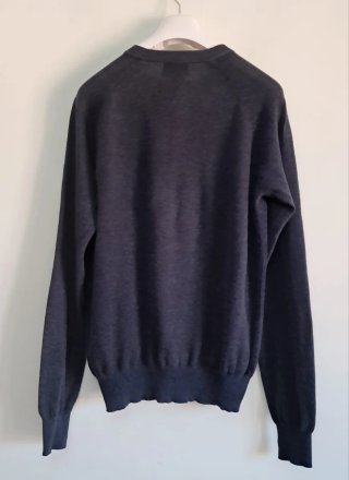 Maglione Woolrich Uomo Cotone Cashmere navy