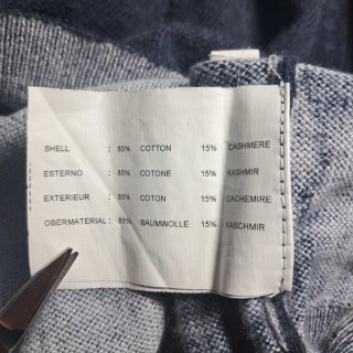 Maglione Woolrich Uomo Cotone Cashmere navy