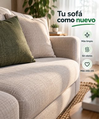 Limpieza de sofás a domicilio en Barcelona