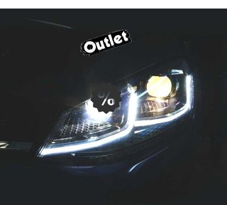 OL FAROS VOLKSWAGEN VW GOLF 7 12-17 DRL DINAMICOS NEGROS LOO