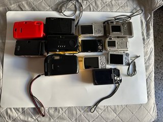 Lotto di Fotocamere Digitali e Analogiche