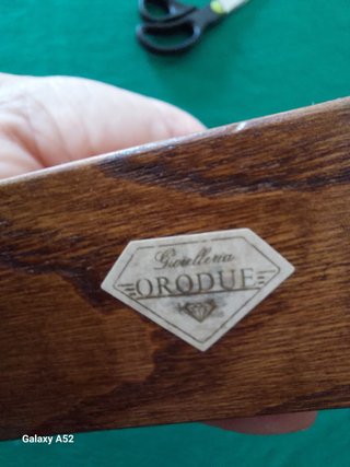 Bilancia Vintage Ottone e Legno