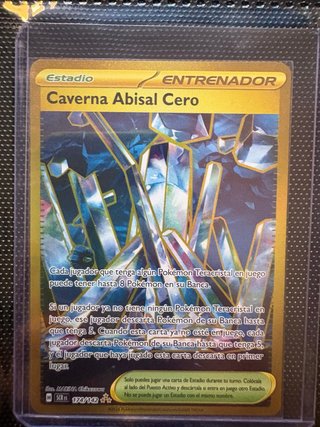 Carta Pokémon Estadio Caverna Abisal Cero