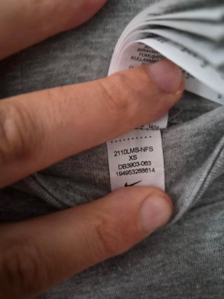 Leggings Nike grigi taglia XS