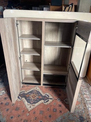 Mueble de salón madera beige/marrón