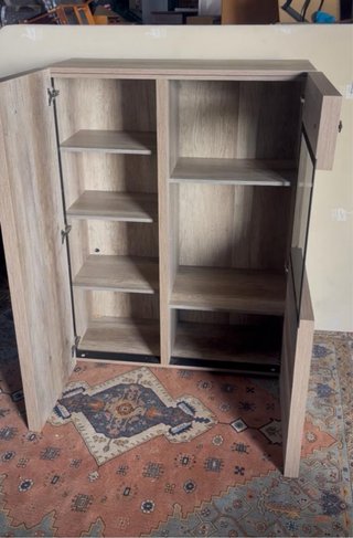 Mueble de salón madera beige/marrón