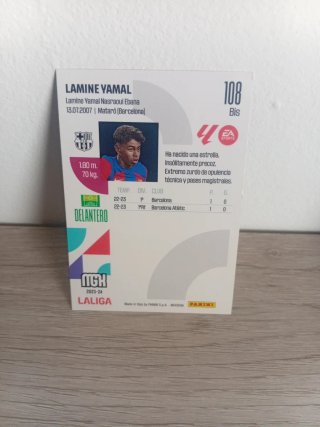 Carta Lamine Yamal BIS NEGA CRACKS Edición Limitad