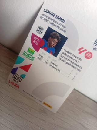 Carta Lamine Yamal BIS NEGA CRACKS Edición Limitad