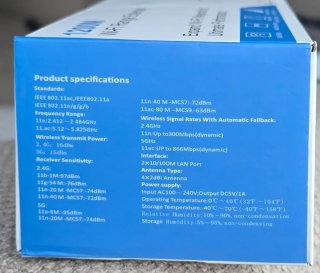 Repetidor WiFi 1200M AP/Repeater