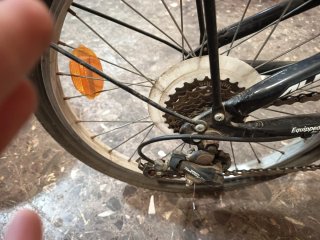 Bicicleta Plegable Moma a Reparar