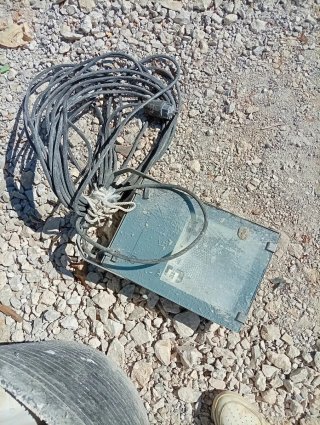 Foco de luz con cable ideal para obras