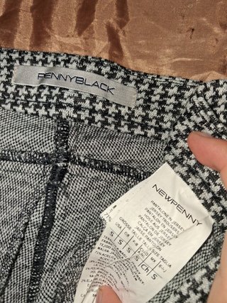 Pantalones blanco y negro Mujer S