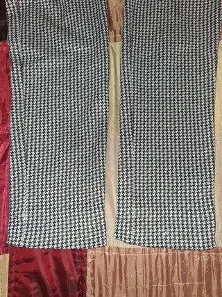 Pantalones blanco y negro Mujer S