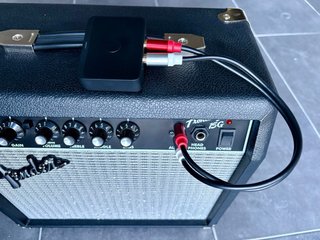 Fender Frontman 15G + Bluetooth UGREEN LDAC + RCA