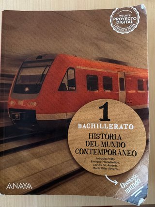 Historia del Mundo Contemporáneo 1 Bachillerato