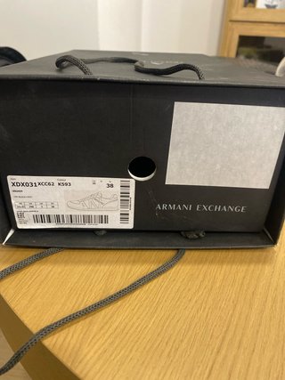 Zapatillas Armani Exchange Negras y Rosas
