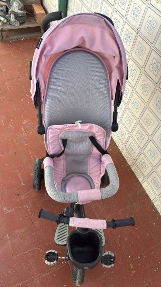 Triciclo evolutivo rosa