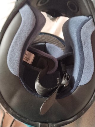 Casco Moto SHIR Negro Talla XS