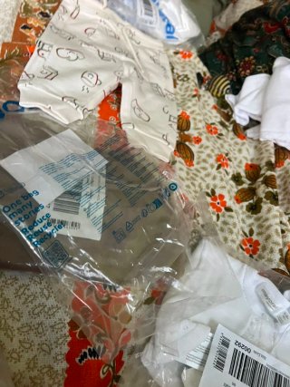 Pantaloni per neonati con stampa di cibo