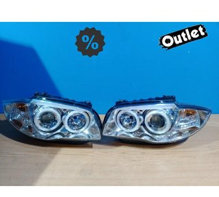OL FAROS BMW E81 E87 E82 E88 OJOS ANGEL CCFL CROMADO R011343