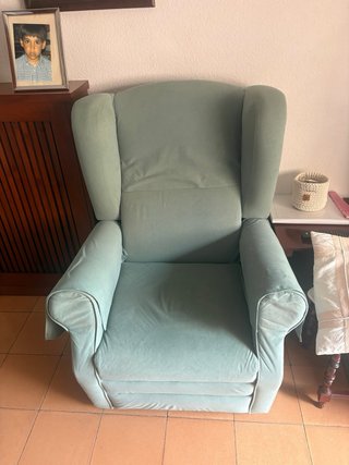 Sillón de tela