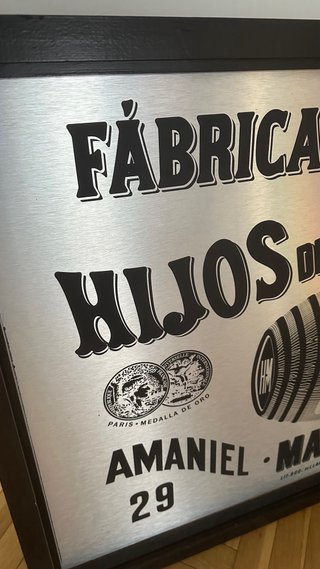 Cuadro Vintage Mahou Fábrica de Cerveza