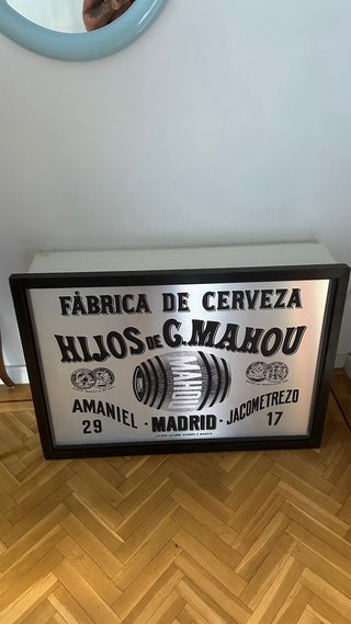 Cuadro Vintage Mahou Fábrica de Cerveza