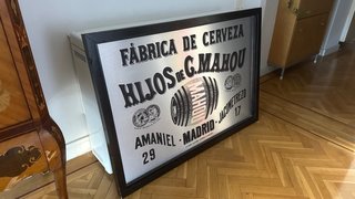 Cuadro Vintage Mahou Fábrica de Cerveza