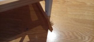 Cuna de juguete de madera