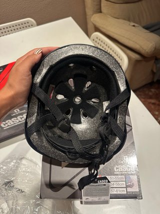 Casco Negro Talla S 50/55 cm