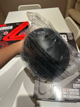 Casco Negro Talla S 50/55 cm