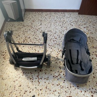 Carrito de bebé Giordani gris