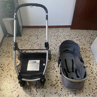Carrito de bebé Giordani gris