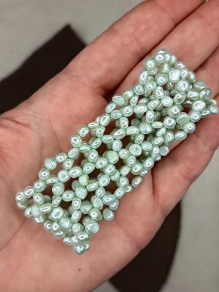 Pulsera elástica perlas Río naturales