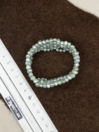 Pulsera elástica perlas Río naturales
