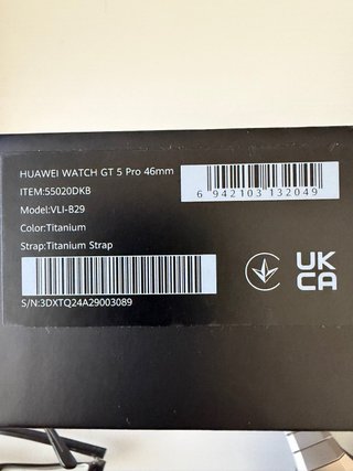 Huawei Watch GT 5 Pro Titanio
