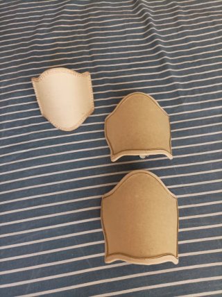 Applique ferro battuto dorato vintage