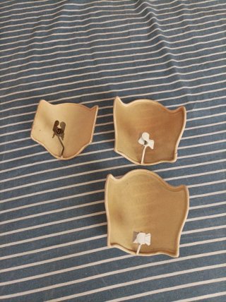 Applique ferro battuto dorato vintage