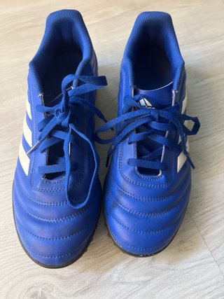 Zapatillas Adidas multitacos niño azul