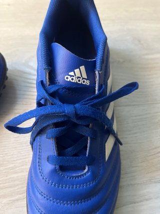 Zapatillas Adidas multitacos niño azul
