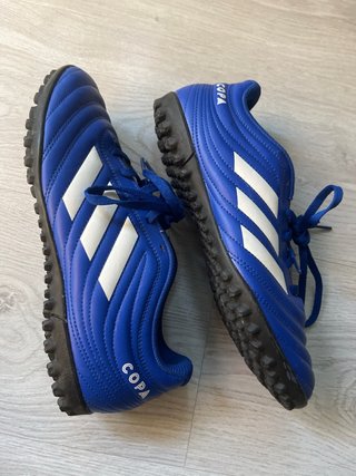 Zapatillas Adidas multitacos niño azul