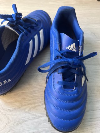 Zapatillas Adidas multitacos niño azul