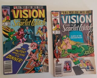 Vision and Scarlet Witch. 2 números Usa