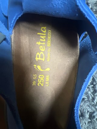 Zapatos Betula Azul Talla 39