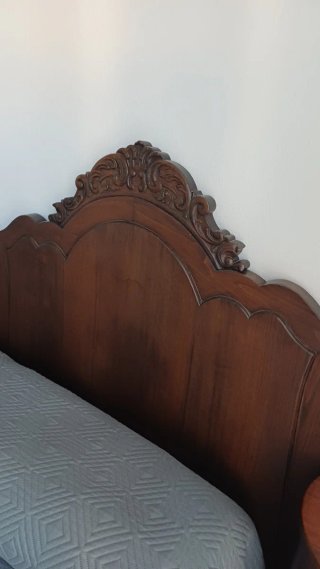 Cabeceros de cama de madera vintage